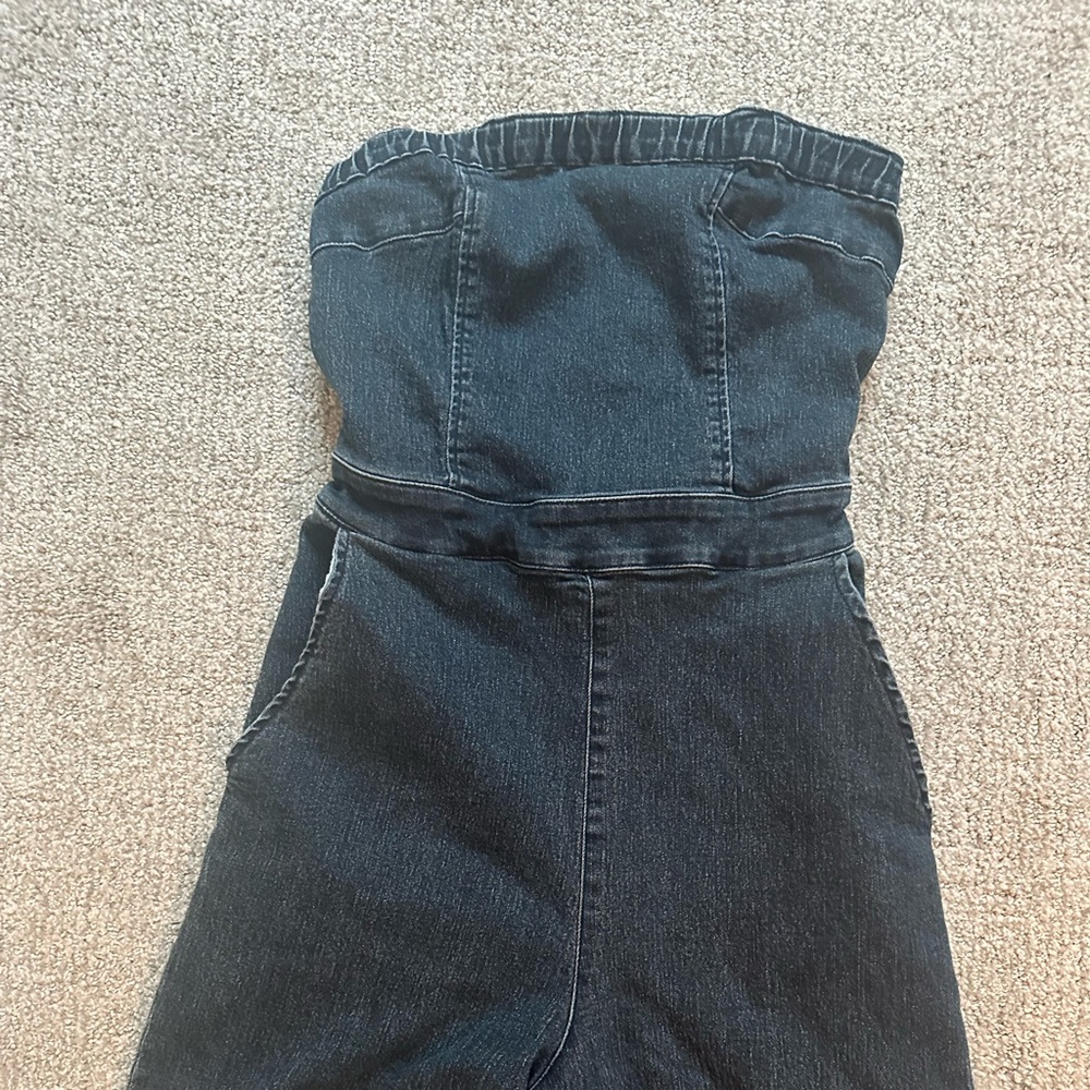 Jean romper - Picture 2 of 2